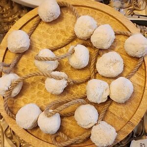 Pom Pom and Jute Decorative Rope